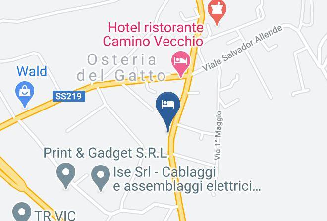 Perugia - Albergo La Madia Maps
