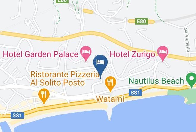 Albergo La Marinella Map