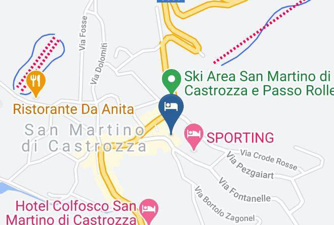 Trento - Albergo La Montanara Maps