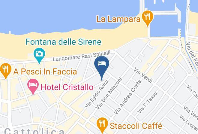 Rimini - Albergo La Pergola Maps