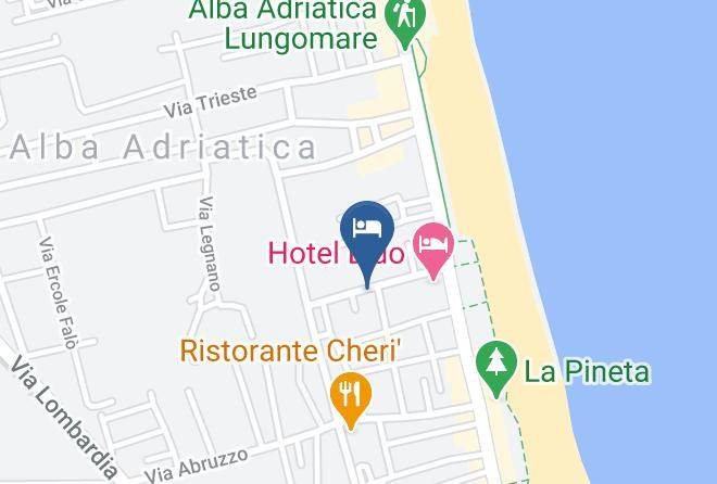 Teramo - Albergo La Pergola Maps