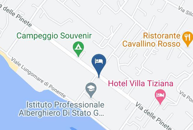 Massa Carrara - Albergo La Perla Maps