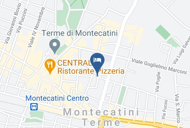 Pistoia - Albergo La Pia Maps