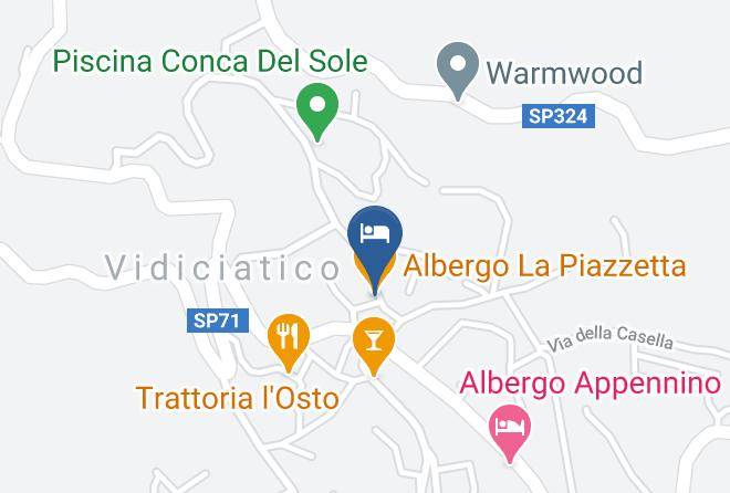 Bologna - Albergo La Piazzetta Maps
