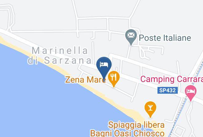 La Spezia - Albergo La Pineta Maps