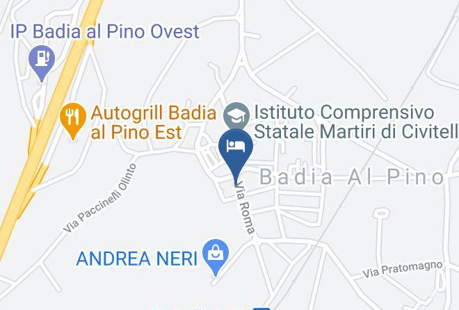 Arezzo - Albergo La Posta Maps