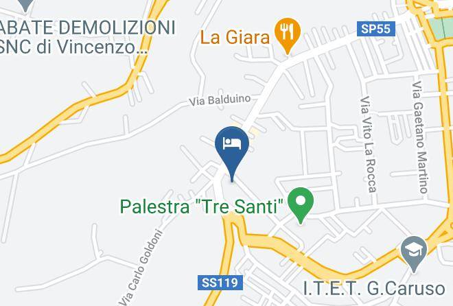 Trapani - Albergo La Principessa Maps