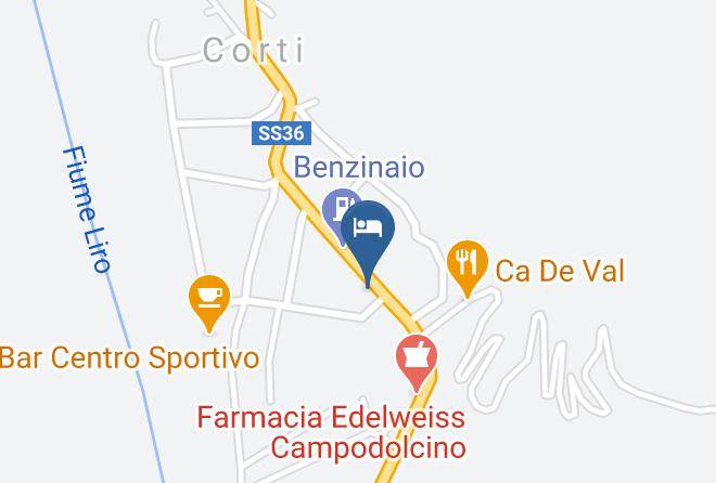 Sondrio - San Luigi Ristorante Bar Camere Maps