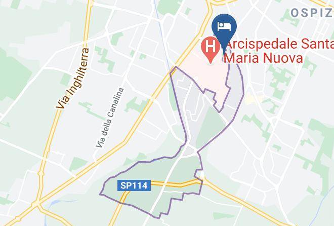 Reggio Emilia - La Rosta Hotel Maps