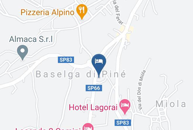 Trento - Albergo La Scardola Maps