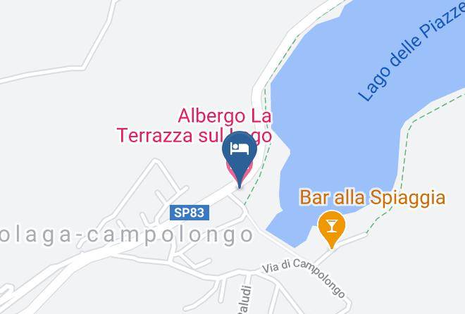 Trento - Albergo La Terrazza Sul Lago Maps
