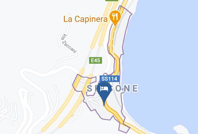 Messina - Albergo La Zagara Maps