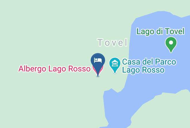 Albergo Lago Rosso Map