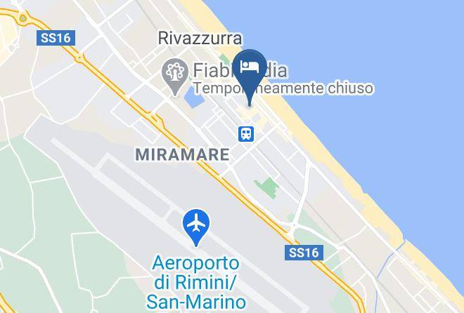 Rimini - Albergo Landi Maps