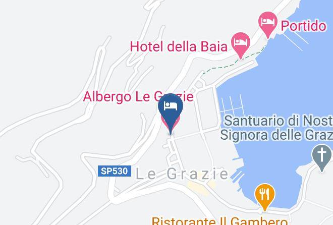 La Spezia - Albergo Le Grazie Maps