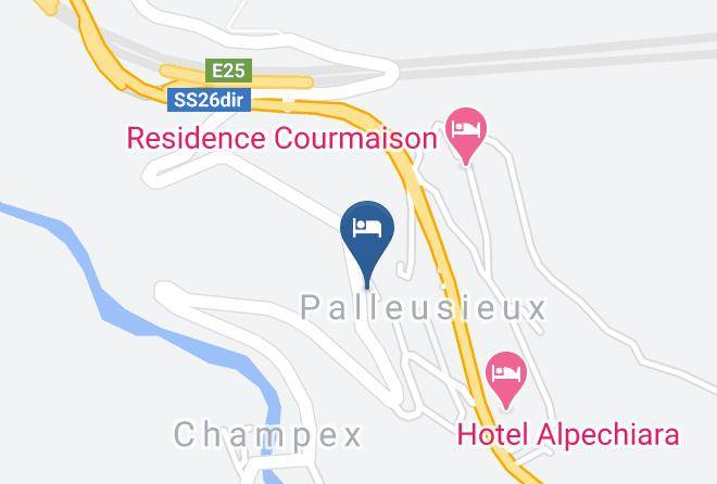 Aosta - Albergo Le Marmotte Maps