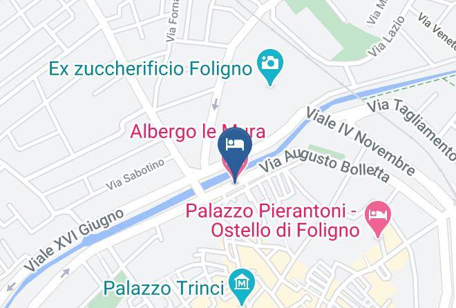 Perugia - Albergo Le Mura Maps