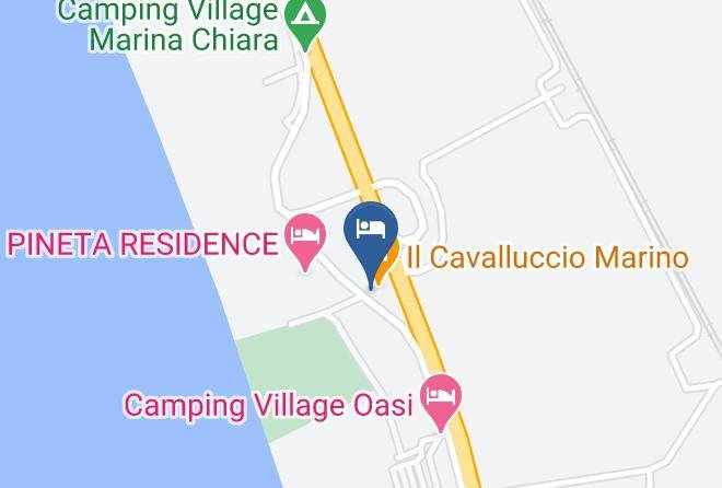 Grosseto - Albergo Le Palme Maps