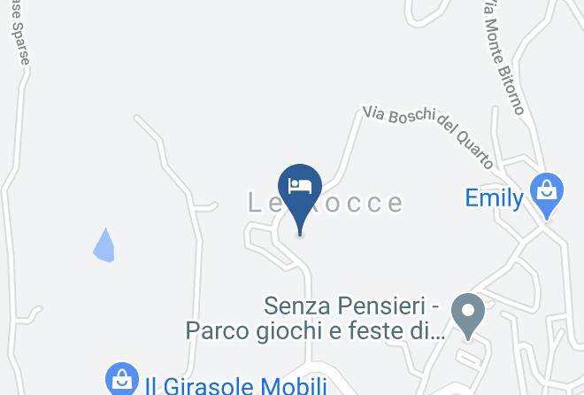 Perugia - Albergo Le Rocce Maps