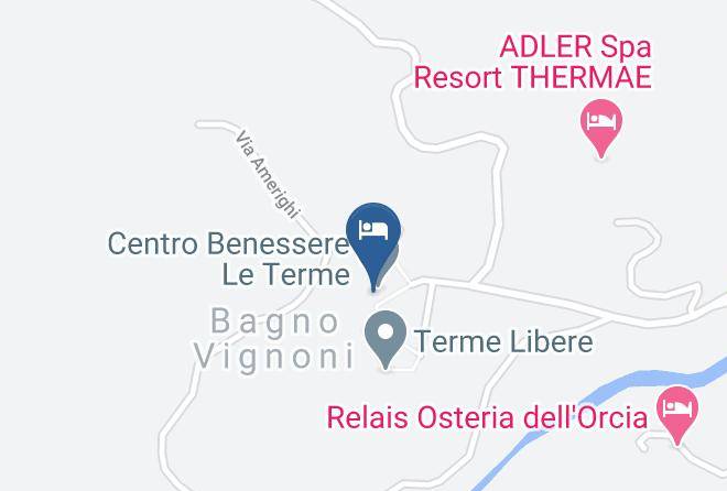 Siena - Albergo Le Terme Maps