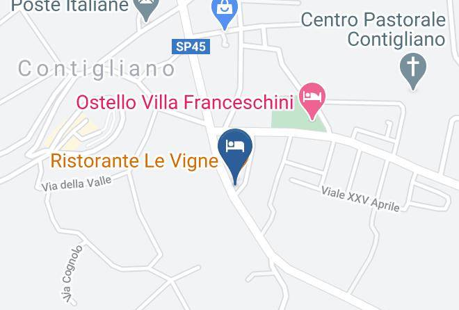 Rieti - Albergo Le Vigne Maps