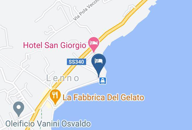 Como - Albergo Lenno Maps