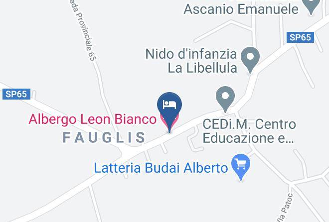 Udine - Albergo Leon Bianco Maps