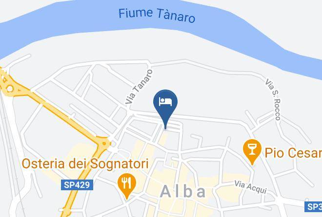 Cuneo - Albergo Leon D'oro Di Sottero Mario Maps