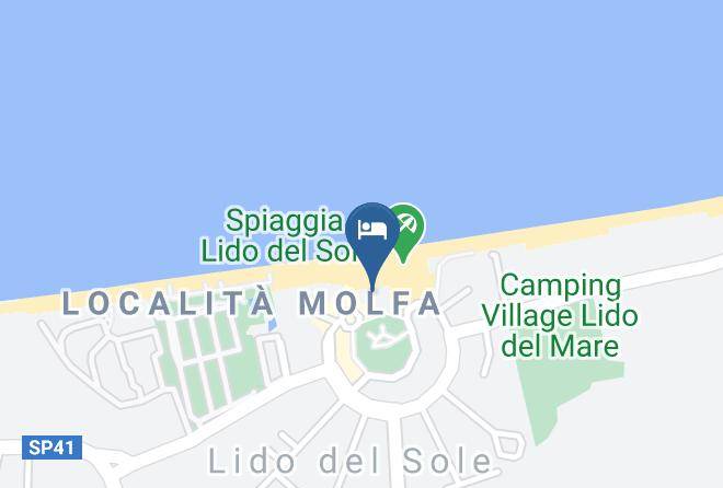Albergo Lido Diomedee Map