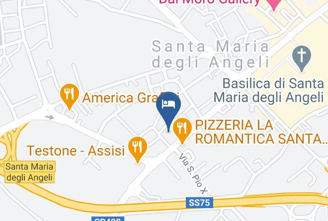 Perugia - Albergo Lieta Oasi Maps