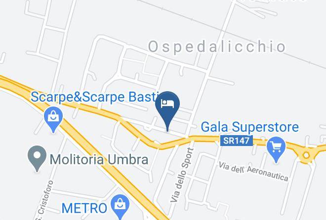 Perugia - Albergo Lo Spedalicchio Maps
