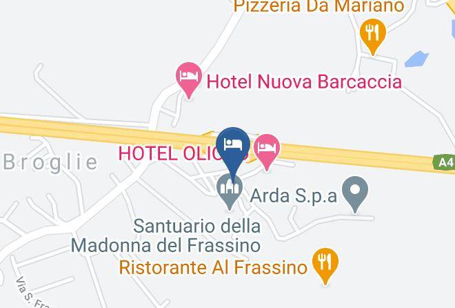 Verona - Albergo Locanda Al Santuario Madonna Del Frassino Maps