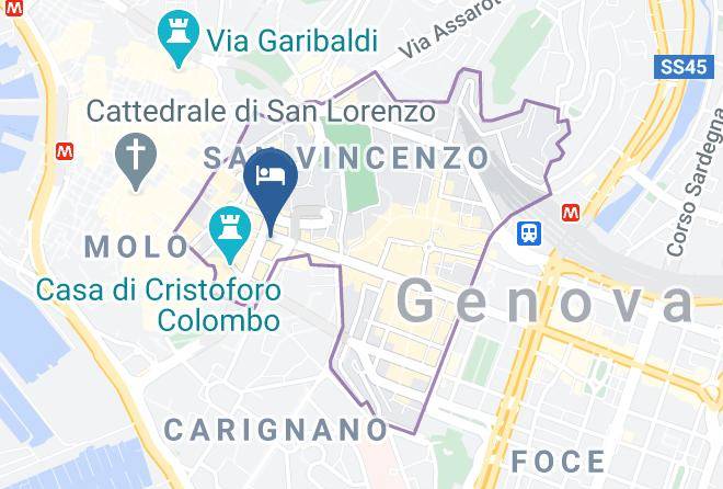 Genoa - Albergo Locanda Alambra Maps