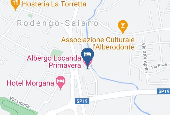 Brescia - Albergo Locanda Primavera Maps