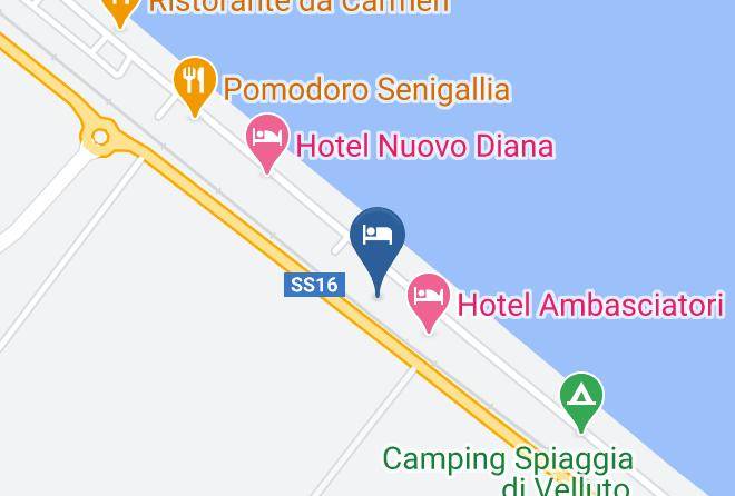 Ancona - Albergo Lucia Maps