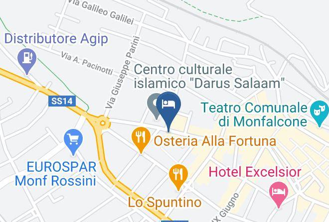Albergo Lussino Map