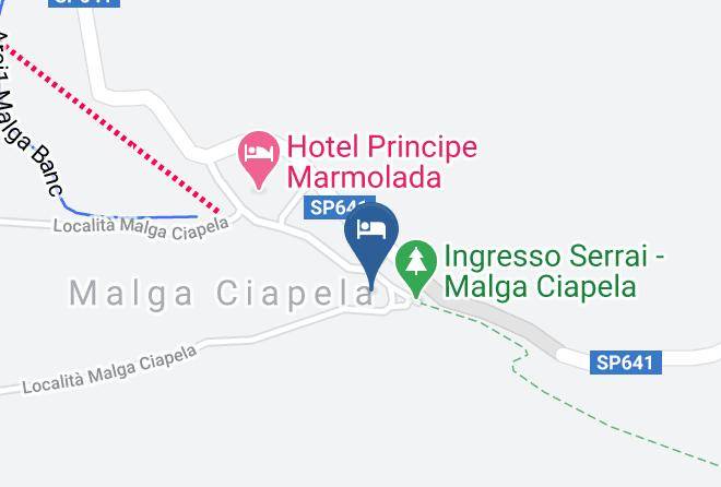 Belluno - Albergo Malga Ciapela Maps