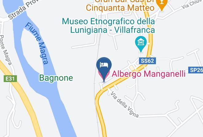 Massa Carrara - Albergo Manganelli Maps