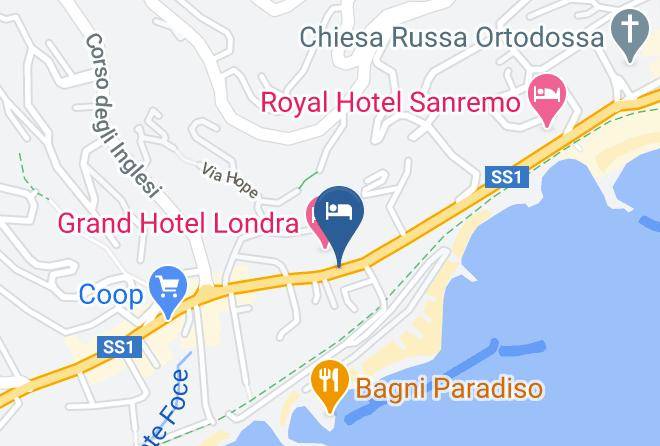 Imperia - Albergo Mariluce Maps