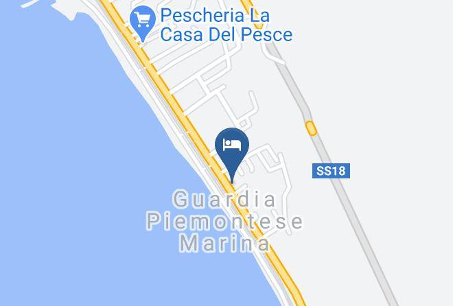 Cosenza - Albergo Marina Blu Maps