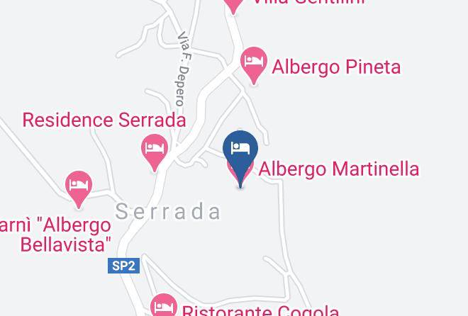 Trento - Albergo Martinella Maps
