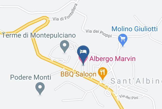 Siena - Albergo Marvin Maps