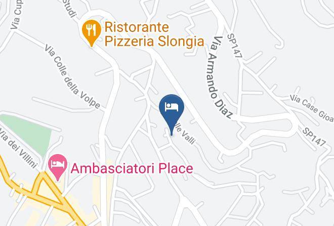 Frosinone - Albergo Mazzini Maps