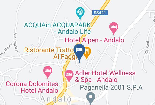 Trento - Albergo Melchiori Maps