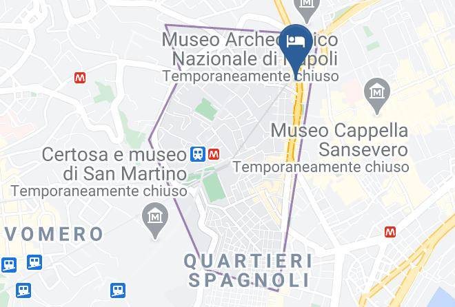 Naples - Albergo Messina Maps