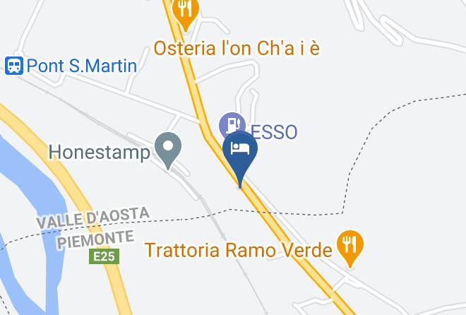 Aosta - Albergo Meuble Carla Maps