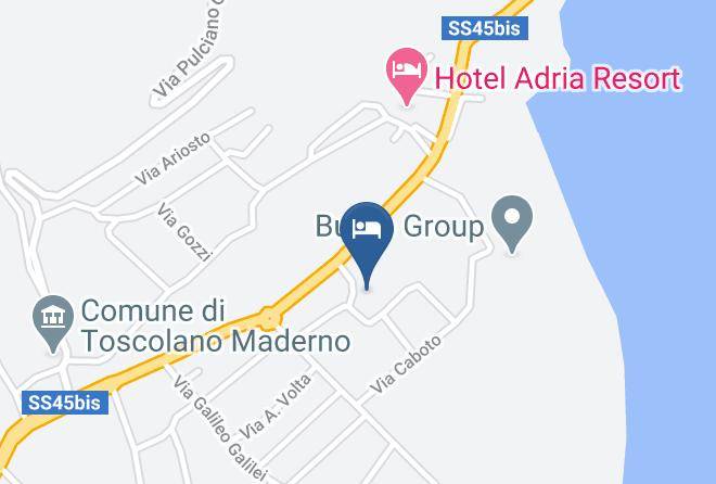 Brescia - Albergo Meuble' Olivi Maps