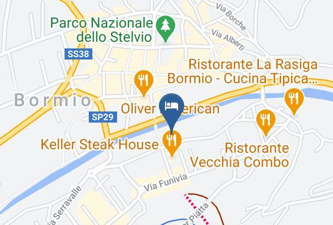 Sondrio - Albergo Meuble' Piccolo Mondo Maps