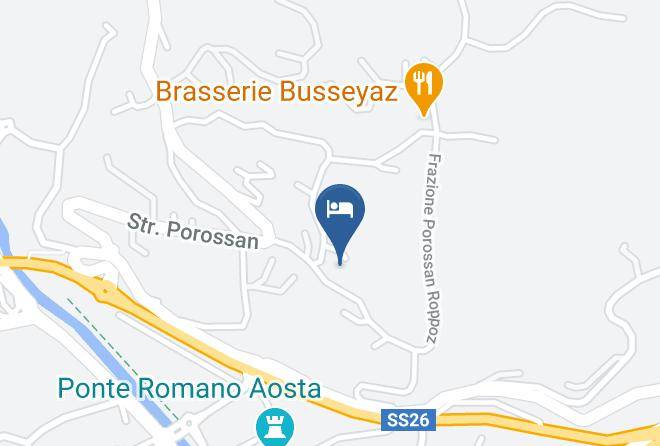 Aosta - Albergo Milleluci Maps