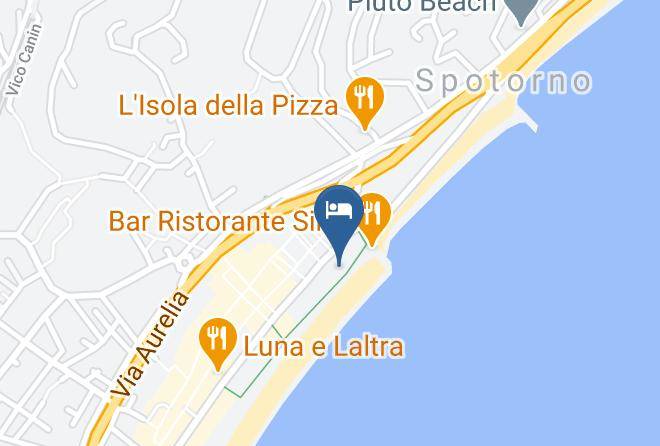 Savona - Albergo Miramare Spotorno Maps